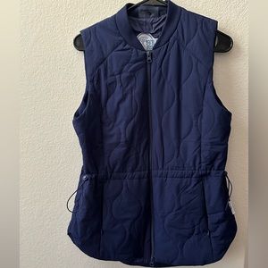 LONGLINE QUILTED VEST | Golf Attire